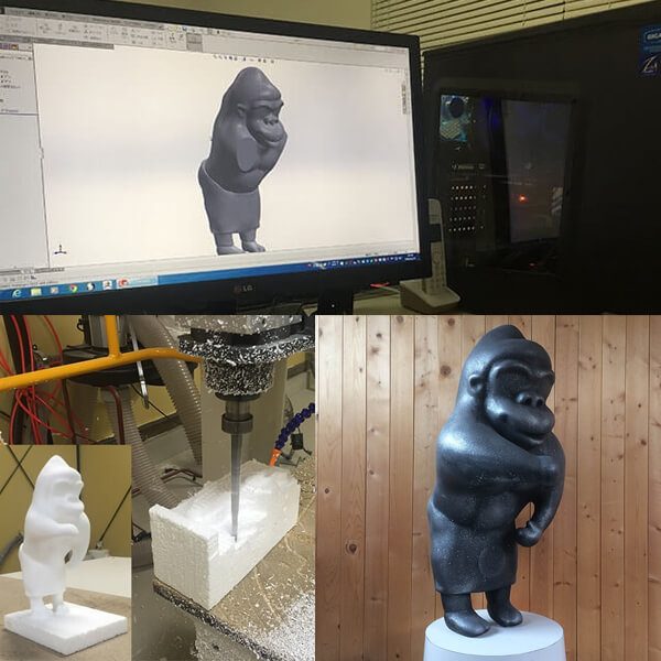 3Dデータから造形物ができるまでの製作工程